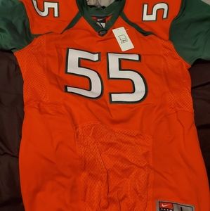 Brand new Miami hurricanes Nike Jersey